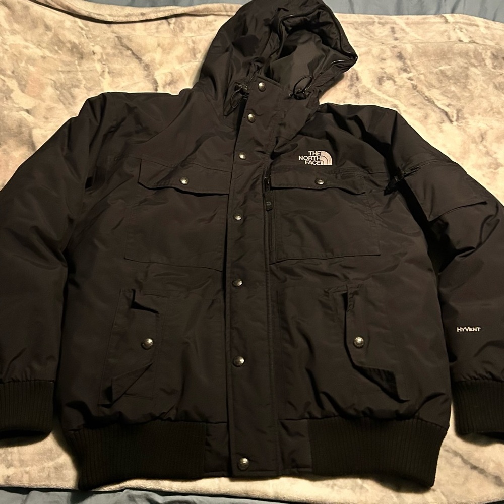 Heavyweight Black North Face Men’s Jacket Hyvent
